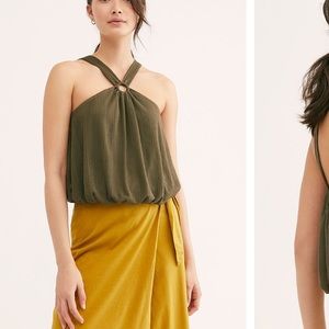 Free people worn once just a fling tank